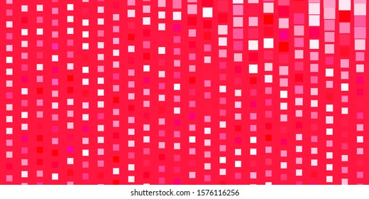 Light Red vector background in polygonal style. New abstract illustration with rectangular shapes. Modern template for your landing page.