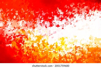 Light Red vector background in polygonal style. Modern abstract illustration with colorful rectangles. Pattern for commercials.