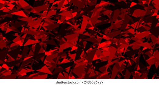 Light Red vector background with polygonal style. Decorative design in abstract style with triangles. Simple design for your web site.