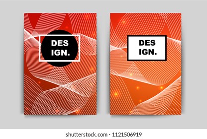 Light Red vector background for presentations. Booklet with textbox on colorful abstract background. Completely new template for your brand book.