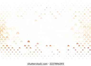 Light Red vector background with rainbow symbols. Abstract illustration with gradient rainbow shapes. Design for support events.
