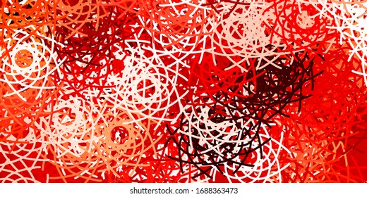 Light Red vector background with random forms. Modern abstract illustration with gradient random forms. Simple illustration for your web site.