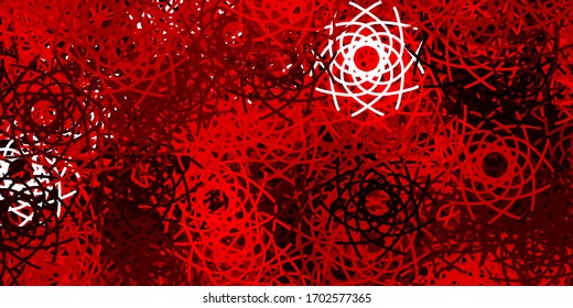 Light Red vector background with random forms. Simple design in abstract style with gradient forms. Modern design for your ads.