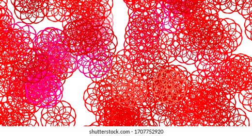 Light Red vector background with random forms. Modern abstract illustration with gradient random forms. Simple illustration for your web site.