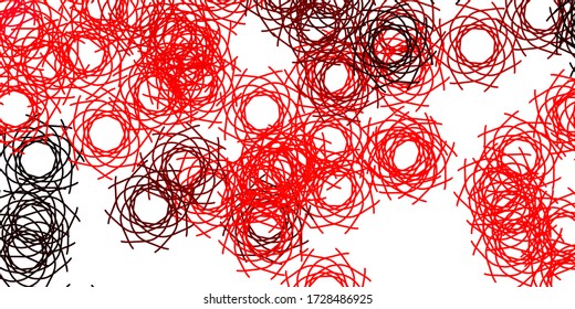 Light Red vector background with random forms. Simple design in abstract style with gradient forms. Modern design for your ads.
