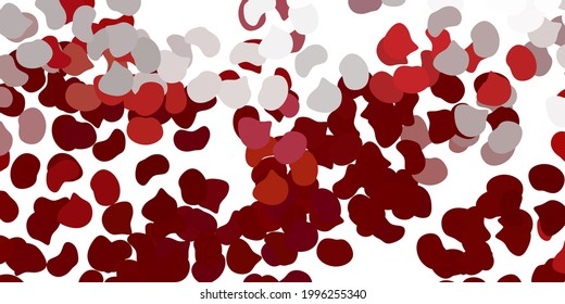 Light red vector background with random forms. Colorful illustration with simple gradient shapes. Simple illustration for your web site.