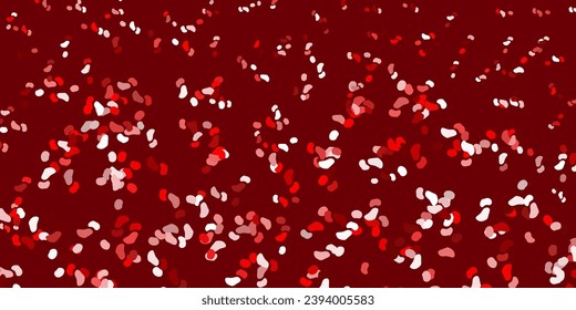 Light red vector background with random forms. Modern abstract illustration with gradient random forms. Smart design for your business.