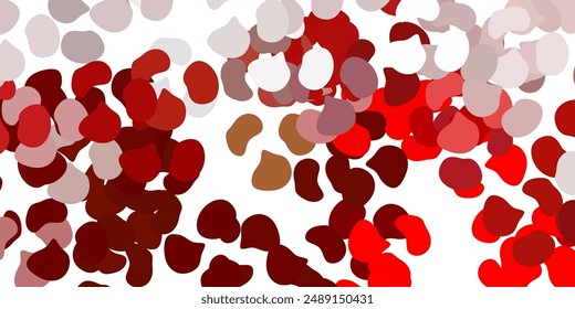 Light red vector background with random forms. Simple design in abstract style with gradient forms. Elegant design for wallpaper set.