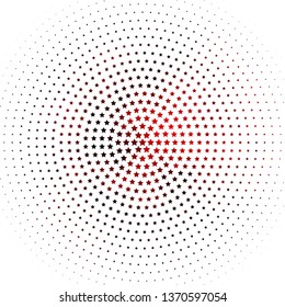 Light Red vector background with small and big stars. Colorful illustration with abstract gradient stars. Design for your business promotion.