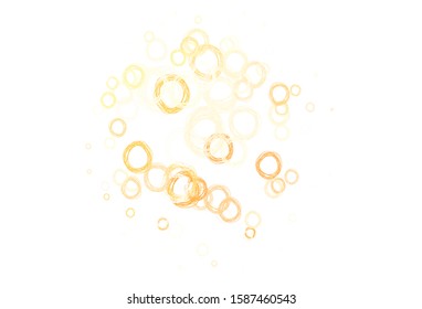 Light Red vector background with spots. Blurred decorative design in abstract style with bubbles. Pattern for beautiful websites.