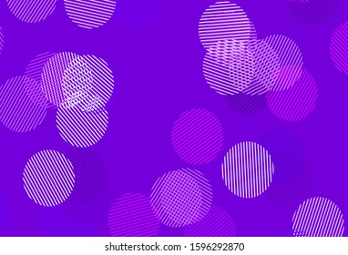 Light Red vector background with spots. Blurred bubbles on abstract background with colorful gradient. Design for poster, banner of websites.