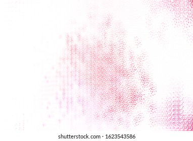 Light Red vector background with spots. Abstract illustration with colored bubbles in nature style. New template for your brand book.