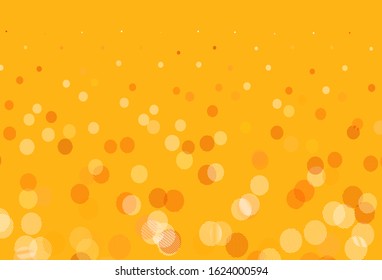 Light Red vector background with spots. Modern abstract illustration with colorful water drops. Pattern for textures of wallpapers.