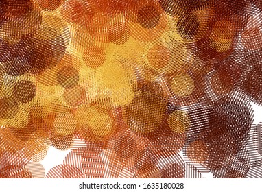 Light Red vector background with spots. Blurred bubbles on abstract background with colorful gradient. New template for your brand book.