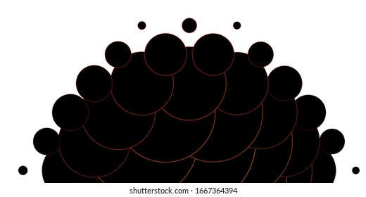 Light Red vector background with spots. Abstract illustration with colorful spots in nature style. Design for your commercials.