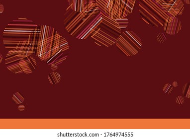 Light Red vector background with spots. Glitter abstract illustration with blurred drops of rain. Pattern for textures of wallpapers.