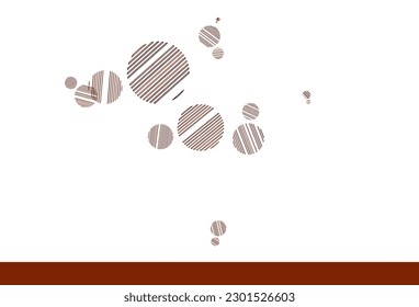 Light Red vector background with spots. Illustration with set of shining colorful abstract circles. Pattern for beautiful websites.