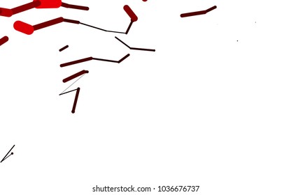 Light Red vector background with straight lines. Capsules on blurred abstract background with gradient. The pattern can be used for medical ad, booklets, leaflets