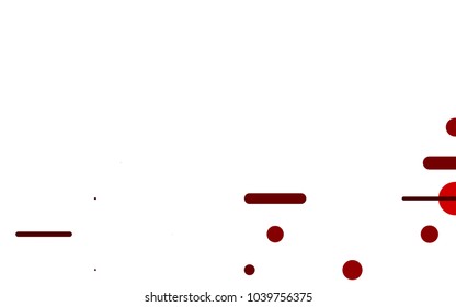 Light Red vector background with straight lines. Capsules on blurred abstract background with gradient. The template can be used as a background.