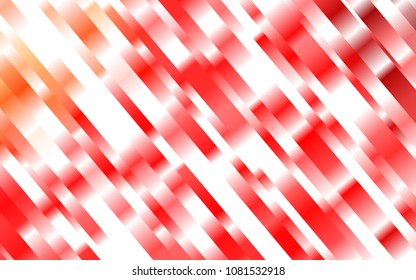 Light Red vector background with straight lines. Lines on blurred abstract background with gradient. The pattern can be used for websites.