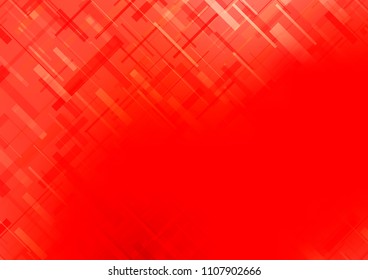 Light Red vector background with straight lines. Lines on blurred abstract background with gradient. The template can be used as a background.