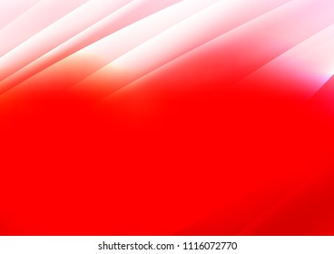 Light Red vector background with straight lines. Lines on blurred abstract background with gradient. Best design for your ad, poster, banner.