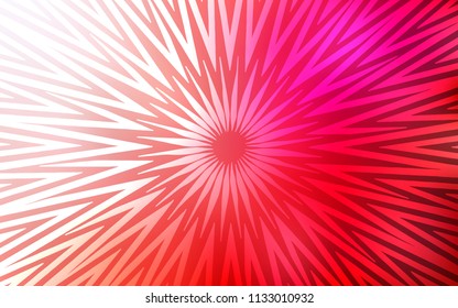 Light Red vector background with straight lines. Shining colored illustration with sharp stripes. The pattern for ad, booklets, leaflets.