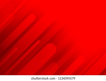 Light Red vector background with straight lines. Glitter abstract illustration with colored sticks. The pattern can be used as ads, poster, banner for commercial.