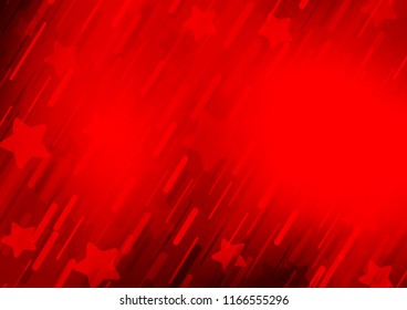 Light Red vector background with straight lines. Blurred decorative design in simple style with lines. Smart design for your business advert.