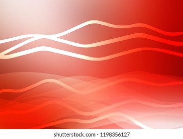 Light Red vector background with straight lines. Shining colored illustration with narrow lines. The pattern can be used for busines ad, booklets, leaflets