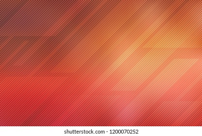 Light Red vector background with straight lines. Decorative shining illustration with lines on abstract template. Template for your beautiful backgrounds.