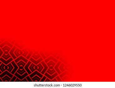 Light Red vector background with straight lines. Shining illustration with lines on abstract template. Best design for your ad, poster, banner.