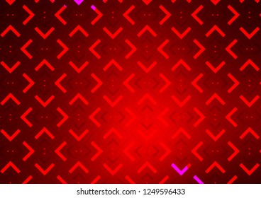 Light Red vector background with straight lines. Decorative shining illustration with lines on abstract template. The pattern can be used for websites.