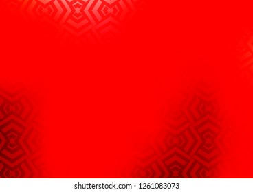 Light Red vector background with straight lines. Glitter abstract illustration with colored sticks. Pattern for ads, posters, banners.