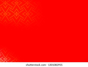 Light Red vector background with straight lines. Shining colored illustration with narrow lines. Smart design for your business advert.
