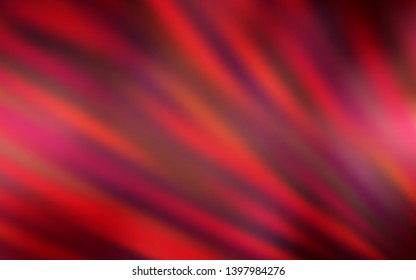 Light Red vector background with straight lines. Colorful shining illustration with lines on abstract template. Template for your beautiful backgrounds.