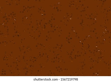 Light Red vector background with straight lines, dots. Colorful shining illustration with lines on abstract template. Pattern for ads, posters, banners.