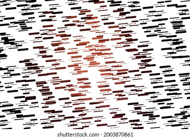 Fondo vectorial rojo claro con líneas rectas. Líneas sobre fondo abstracto borroso con degradado. Patrón de folletos y folletos comerciales.