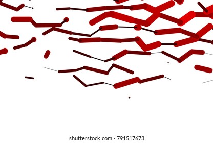 Light Red vector background with straight lines. Blurred decorative design in simple style with lines. The pattern can be used for medical ad, booklets, leaflets
