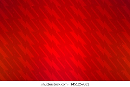 Light Red vector background with stright stripes. Colorful shining illustration with lines on abstract template. Pattern for ad, booklets, leaflets.