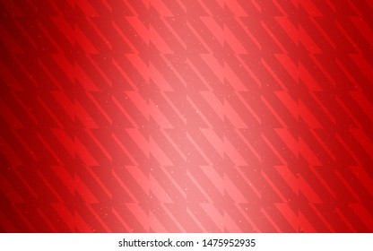 Light Red vector background with stright stripes. Modern geometrical abstract illustration with Lines. Pattern for ad, booklets, leaflets.
