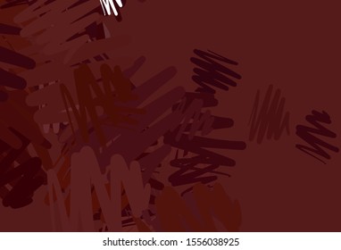 Light Red vector background with stright stripes. Lines on blurred abstract background with gradient. Pattern for ad, booklets, leaflets.