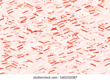 Light Red vector background with stright stripes. Glitter abstract illustration with colorful sticks. Pattern for ads, posters, banners.