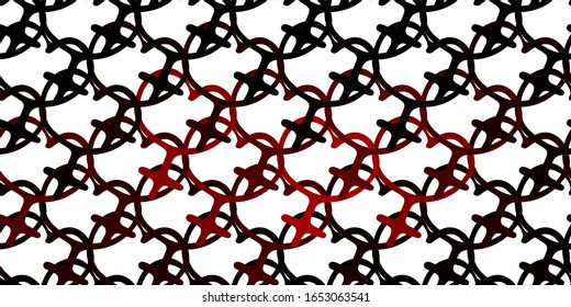 Light Red vector background with woman symbols. Abstract illustration with a depiction of women's power. Simple design for your web site.