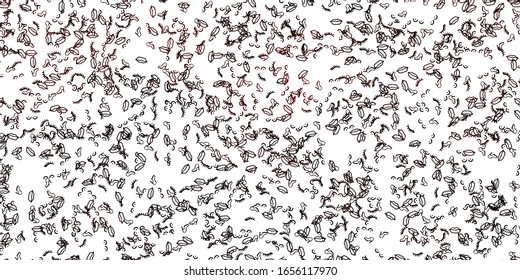 Light Red vector background with woman symbols. Colorful feminism symbols with a gradient in modern style. Elegant design for wallpapers.