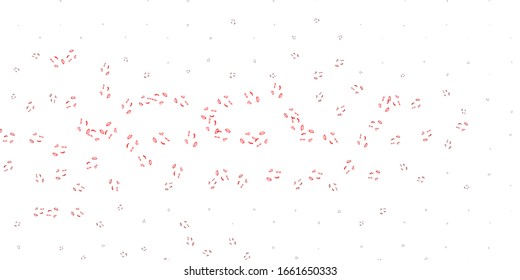 Light Red vector background with woman symbols. Colorful feminism symbols with a gradient in modern style. Elegant design for wallpapers.