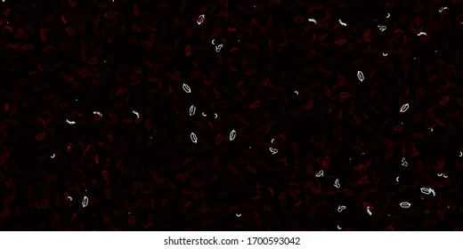 Light Red vector background with woman symbols. Colorful feminism symbols with a gradient in modern style. Elegant design for wallpapers.