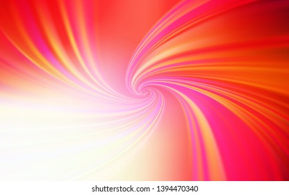 Light Red vector background with wry lines. A completely new colorful illustration in simple style. Colorful wave pattern for your design.