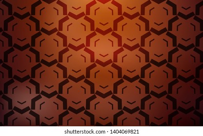 Light Red vector background with wry lines. Colorful geometric sample with gradient lines.  Colorful wave pattern for your design.