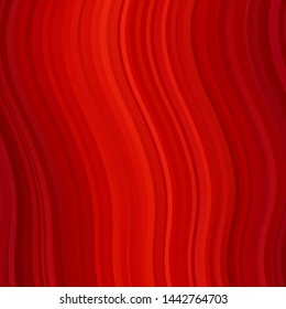 Light Red vector background with wry lines. Gradient illustration in simple style with bows. Smart design for your promotions.